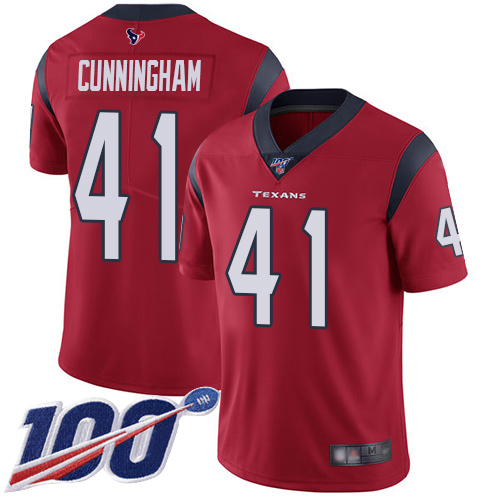 Houston Texans Limited Red Men Zach Cunningham Alternate Jersey NFL Football #41 100th Season Vapor Untouchable->youth nfl jersey->Youth Jersey